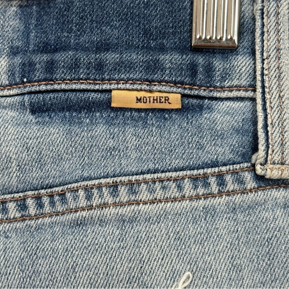 Mother Superior Scrapper Ankle Jeans Wicked Wild Calling Size 27 Distressed - Picture 7 of 14